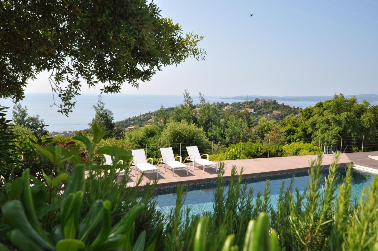 Vue Panoramique Sur La Baie De St Tropez Villa Les Issambres Exteriör bild